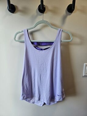 Nike Lavender Tank, Back Cutouts